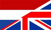 Combined flag of the Netherlands and United Kingdom